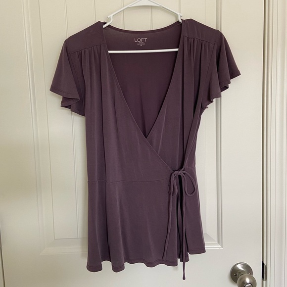 NWOT | LOFT women’s wrap top blouse — XS - Picture 1 of 5